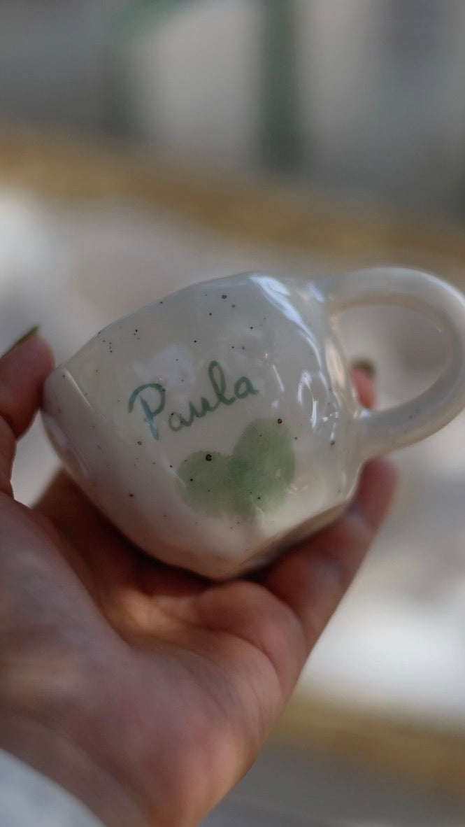 Tazas personalizadas de cerámica tamaño mini