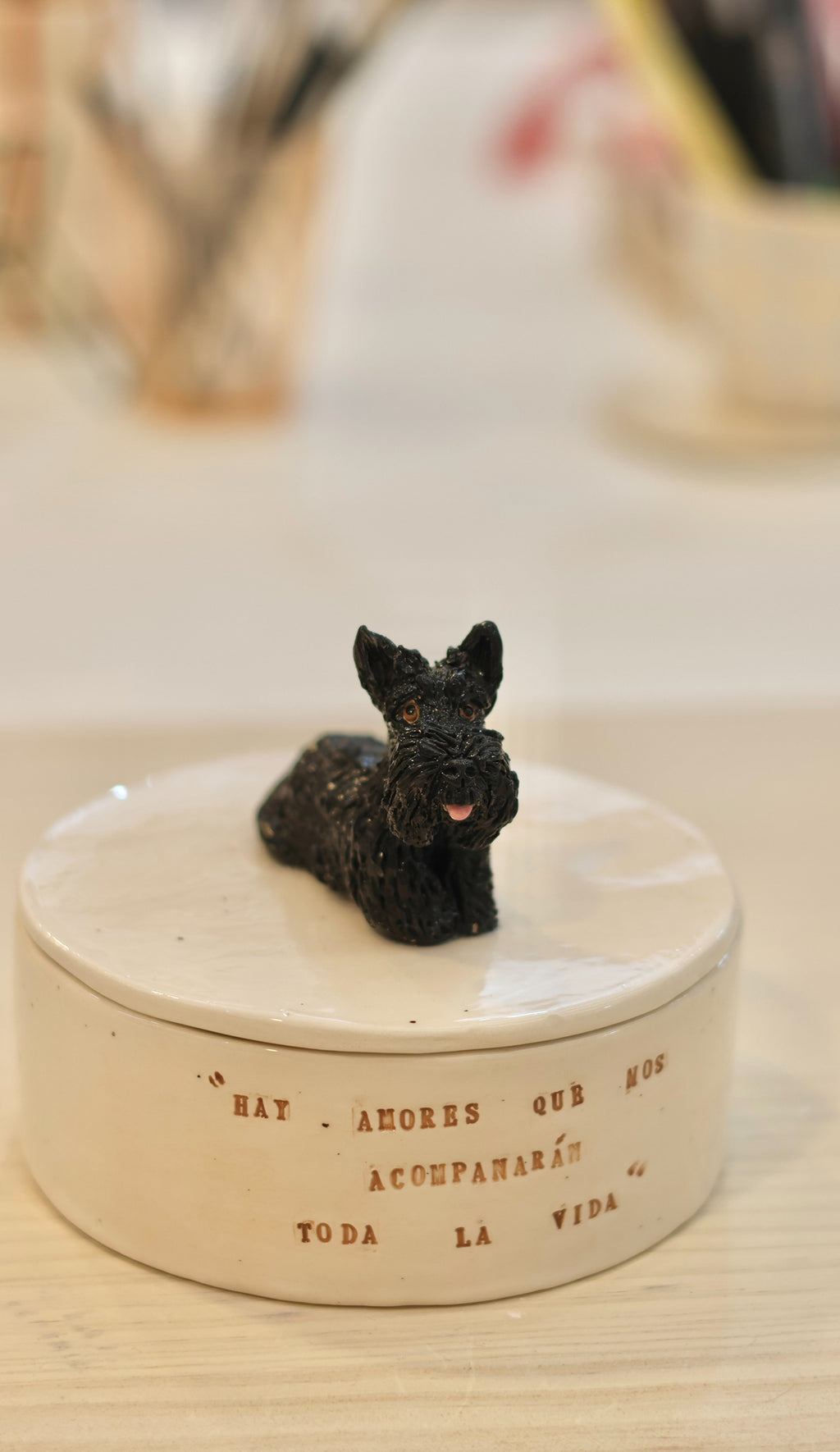 Caja de cerámica personalizada con tu mascota