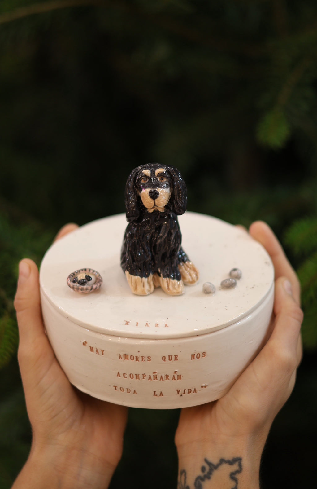 Caja de cerámica personalizada con tu mascota